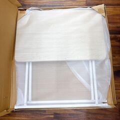  YAMAZEN 山善 折りたたみテーブル NMFD-8050 NM/IV 折りたたみデスク デスク テーブル  未使用の画像