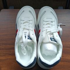 新品 24.5cm レディース スニーカー ホワイト シューズ 靴 カジュアル(920-Z)の画像