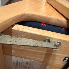 木製ベビーチェア 安全ベルト付き　KATOJI の画像