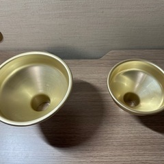じょうご　金属製　2個セットの画像