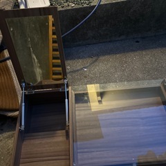 配達無料家庭用品品質表示法に基づ表示 寸法 横透部材 幅　テーブルの画像