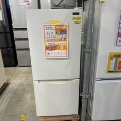 配達可【ヤマダ】冷蔵庫117L★2019年製 クリーニング済み/6ヶ月保証付き【管理番号10311】横の画像