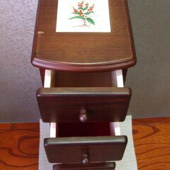 森のサーカス　四国工芸　小物入れ　花台　小物収納　高さ８０cmの画像