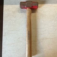 鉄鋼•建築•土木•板金•解体作業に🔨👷‍♂️両口ハンマー大五郎3ポンド1.4㎏コンヨ11802傷•汚れ•サビあり💦赤の画像