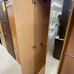 【ジャングルジャングル滋賀草津店】ジモティ来店特価‼ ワードローブ ナチュラル J-251124の画像