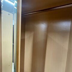 【ジャングルジャングル滋賀草津店】ジモティ来店特価‼ ワードローブ ナチュラル J-251124の画像