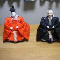 ひな人形の随臣と奴の画像