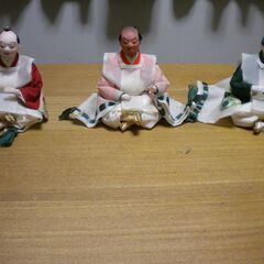 ひな人形の随臣と奴の画像