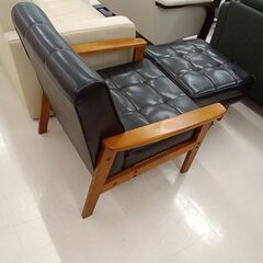 リユースのサカイ栃木店★ジモティ割あり★  椅子 ブラック×シナモン W63×D75×H76 クリーニング済み TC11426の画像