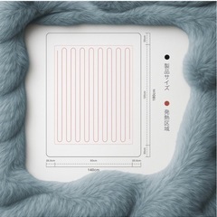 新品電気毛布 原価7999の画像
