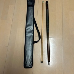 ビリヤード　キューの画像