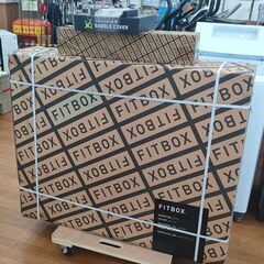 FITBOX 未開封品 フィットネスバイク スピンバイク 第３世代（液晶モニター付） ホワイト オプション付の画像