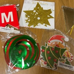 クリスマス飾り　各種の画像