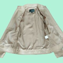 【未使用】レザージャケット　レディース　first avenue の画像