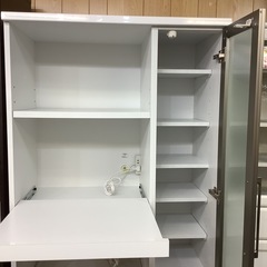 【リサイクルサービス八光】幅９０㎝　クラフト　コガ　オープンキッチンボード　ホワイトの画像