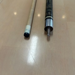 ビリヤード　キューの画像