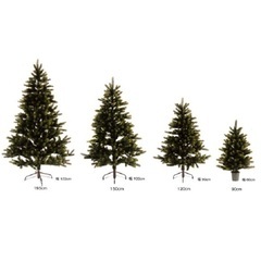 シュヴァルツヴァルトツリー195cm　クリスマスツリー　ヌードツリー（ツリーのみ）　RS GLOBAL TRADE社（Tanne Schwarzwald）アトリエニキティキの画像