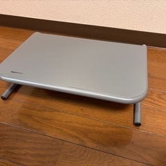 Amazonベーシック PCスタンド モニタースタンド シルバーの画像
