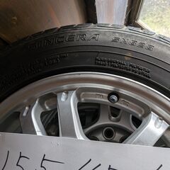 155　６５　１３　アルミ夏タイヤ4本の画像
