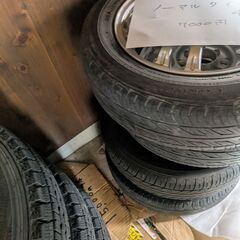 155　６５　１３　アルミ夏タイヤ4本の画像