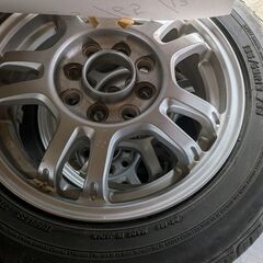 155　６５　１３　アルミ夏タイヤ4本の画像
