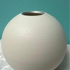 萬古焼　火人房ホワイトボール　　ミニ花器3個　4点セットの画像