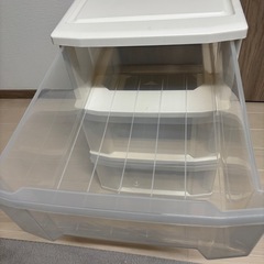 アイリスオーヤマ 収納ボックス 3段 縦59cm×横39cm×奥50cm ②の画像