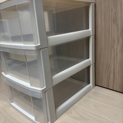 アイリスオーヤマ 収納ボックス 3段 縦59cm×横39cm×奥50cm ②の画像