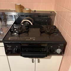 【無料で差し上げます】二口ガスコンロの画像