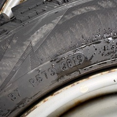 バリ山　155/65R13 スタッドレスセットの画像