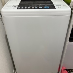日立　洗濯機　故障品の画像