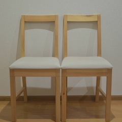 IKEA チェア ２脚 の画像