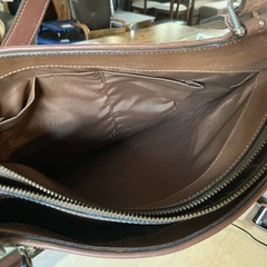 おしゃれ🌷1点物❗️ハンドバッグ👜ニナ•リッチNINARICCI✨キリン柄かばん鞄ブラウン茶色の画像