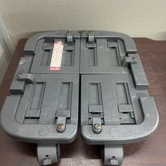 ミニ連結台車 サイズ約:横42cm縦29cm高さ10cm  ストーブミニ台車 サイズ約:横30cm縦32cm 高さ7.5cm 台車 DIY の画像