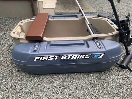 バラ売り可　フロートボート+エレキ+バッテリー等セット