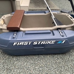 バラ売り可　フロートボート+エレキ+バッテリー等セットの画像