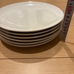 IKEA 平皿6枚セット 直径約20.5cm (バラ売り要相談)の画像