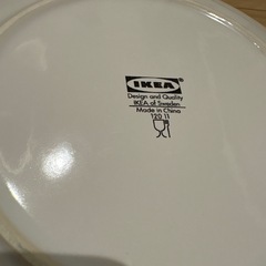IKEA 平皿6枚セット 直径約20.5cm (バラ売り要相談)の画像