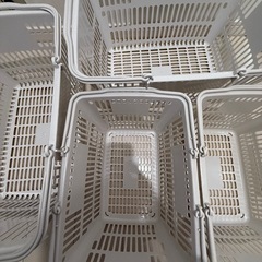 無印良品　バスケット　買い物かご　大小4つセットの画像