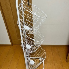 (引越し片付け)洗濯物カゴ　ランドリーバスケットの画像