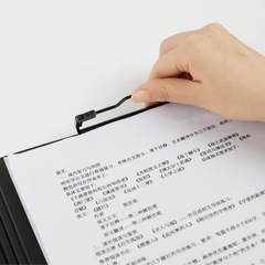 クリップファイル クリップボード 発泡PP制 ファイルバインダー A4 5枚の画像