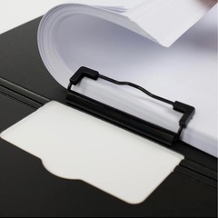 クリップファイル クリップボード 発泡PP制 ファイルバインダー A4 5枚の画像