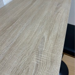 作業用カフェテーブル　イス付の画像