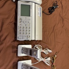 コードレス(FAX機能付)電話　子機2台つき付の画像