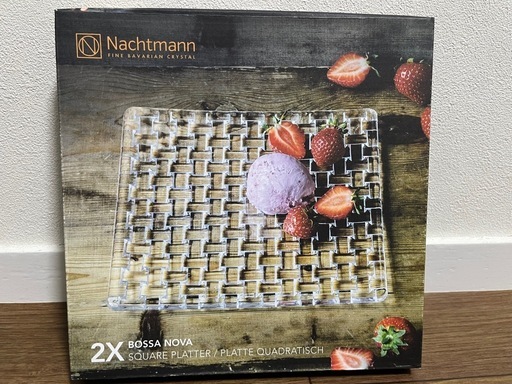 新品未使用‼️透明ガラス皿（Nachtmann）