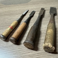 工具　ノミ　鑿　4本セットの画像
