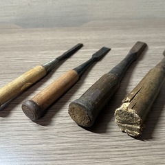 工具　ノミ　鑿　4本セットの画像
