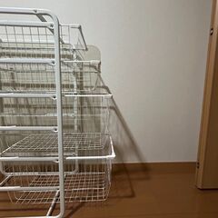 【IKEA アルゴート】4段ワイヤーラック（廃盤品）の画像