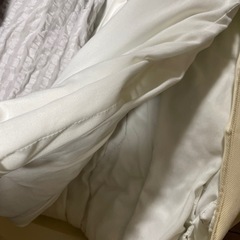 セミダブル　掛け布団　無印カバー2種セットの画像