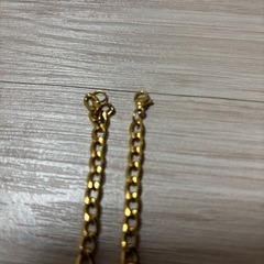 新品　ステンレスゴールド　ネックレスの画像